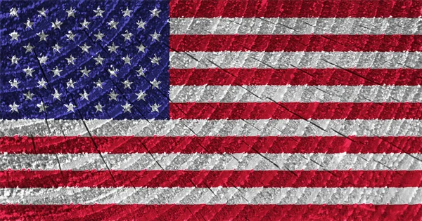 Usa Vlajka Textuře Pozadí Pozadí Pro Blahopřání Svátkům Usa Den — Stock fotografie
