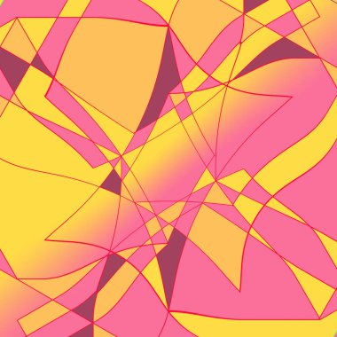 Eğimde bir desen var. Vitraylı pencere için çizim yapıyorum. Tasarımcı için içerik.