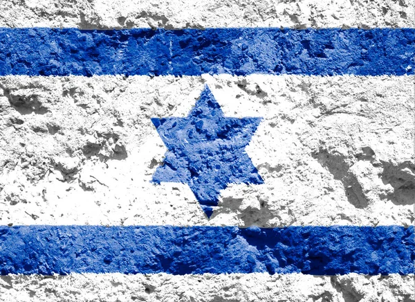 Чернильный Флаг Израиля Текстуре Марте 1949 Года Израильские Вооруженные Силы — стоковое фото