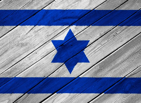 Ink Flag Israel Texture March 1949 Israeli Armed Forces Declared — Stock Photo, Image