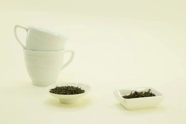 Orientalischer Tee Chinesischer Tee Von Goldener Schönheit Und Japanischer Grüner — Stockfoto