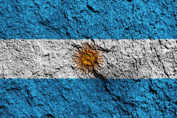 Σημαία Αργεντινής Φόντο Υφής Ιστορικό Για Ευχετήριες Κάρτες Για Τις — Φωτογραφία Αρχείου