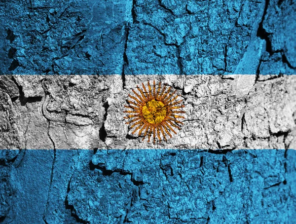 Drapeau Argentin Sur Fond Texture Contexte Des Cartes Voeux Pour — Photo