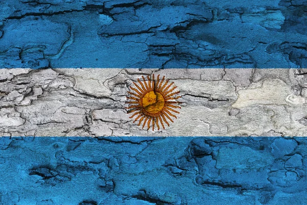 Bandiera Argentina Sfondo Texture Sfondo Biglietti Auguri Giorni Festivi Argentina — Foto Stock