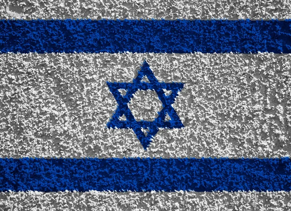 Israel Flagga Textur Bakgrund Bakgrund För Gratulationskort För Israel Allmänna — Stockfoto