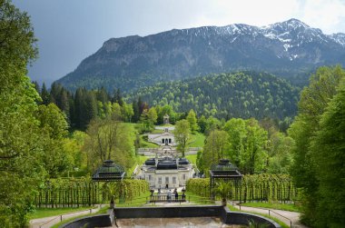 Bavyera 'daki Kral Ludwig' in Kalesi - LINDERHOF, GERMANY