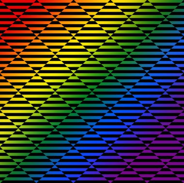 LGBT halk bayrağı. Gökkuşağı arka planında bir desen. Şablon. Tasarımcı için içerik.