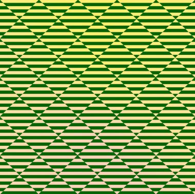 Eğimde bir desen var. Optik illüzyon deseni. Yeşil üs. Tasarımcı için içerik.