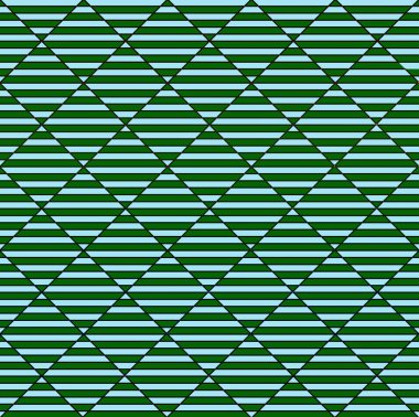 Eğimde bir desen var. Optik illüzyon deseni. Yeşil üs. Tasarımcı için içerik.