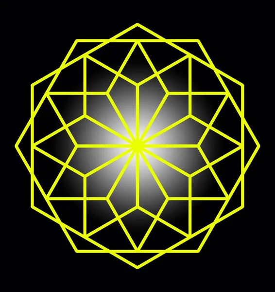 Örümcek ağı altıgen 'i. İş logosu. Tasarımcı için içerik. Yeni yıl fantezileri kar taneleri teması üzerine.