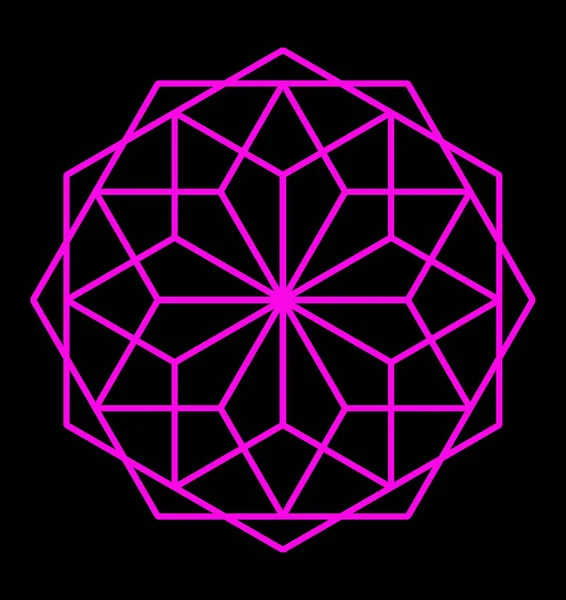 Εξάγωνο Cobweb Λογότυπο Επιχείρησης Περιεχόμενο Για Τον Σχεδιαστή Πρωτοχρονιάτικες Φαντασιώσεις — Φωτογραφία Αρχείου