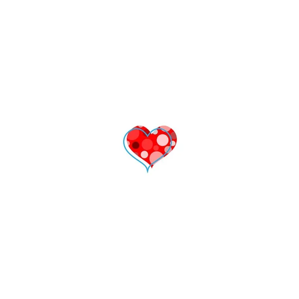 Modelo Ilustração Ícone Logotipo Amor —  Vetores de Stock