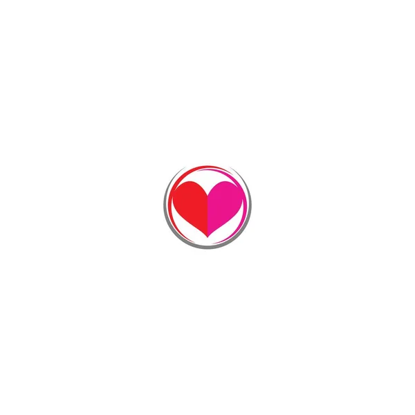 Love Logo Icon Illustration Template — Stock Vector