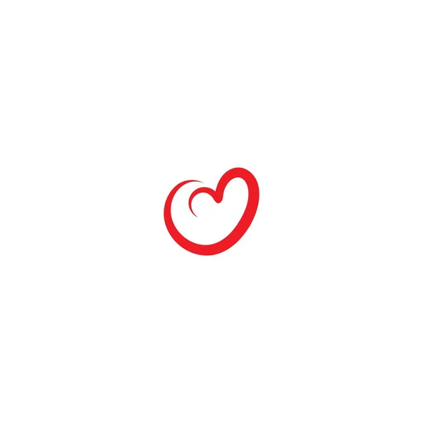Liebe Community Care Logo Symbol Illustration — Stockvektor