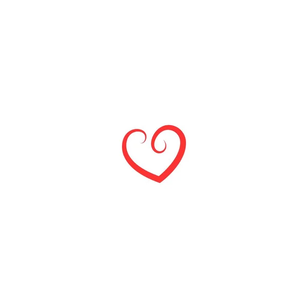 Amore Comunità Cura Logo Icona Illustrazione — Vettoriale Stock