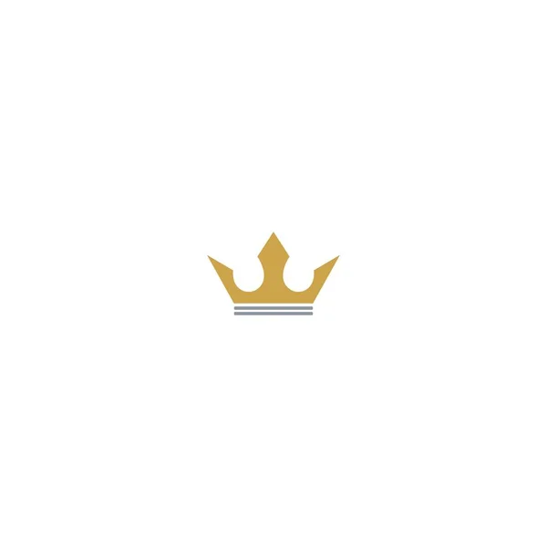 Plantilla Diseño Icono Logotipo Crown Concept — Archivo Imágenes Vectoriales