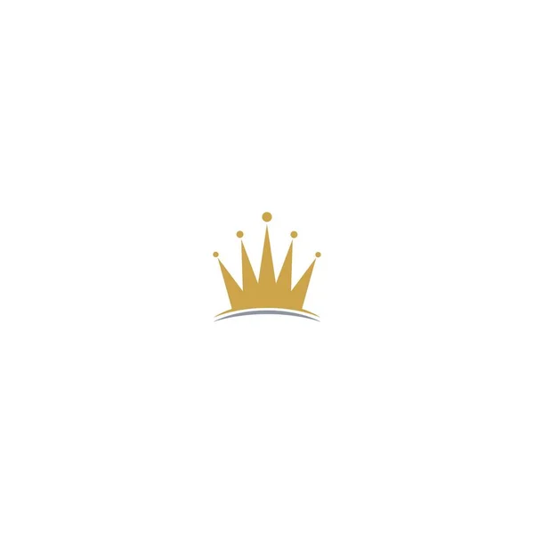 Crown Concept Logotyp Ikon Design Mall — Stock vektor