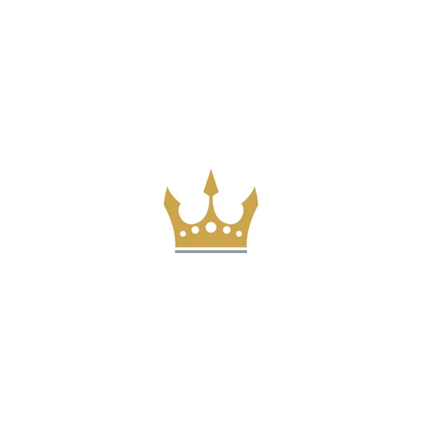 Plantilla Diseño Icono Logotipo Crown Concept — Vector de stock