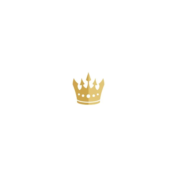 Crown Concept Logo Icon Design Template — Stock Vector