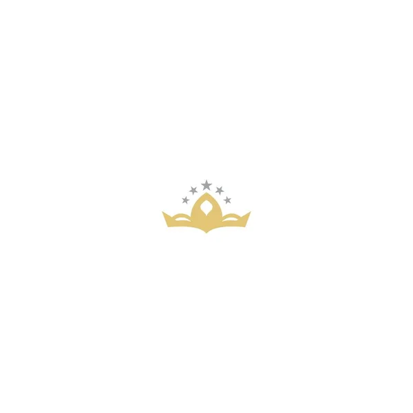 Crown Concept Logo Tasarım Şablonu — Stok Vektör