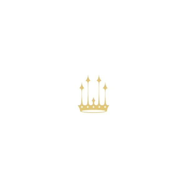 Plantilla Diseño Icono Logotipo Crown Concept — Archivo Imágenes Vectoriales