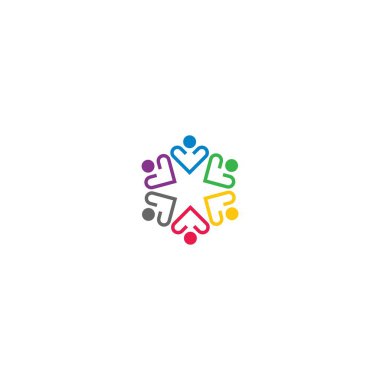 Family logo template icon illustrasi