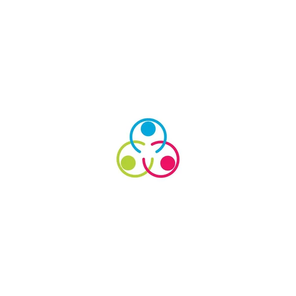 Family Logo Template Icon Illustrasi — Stockvektor