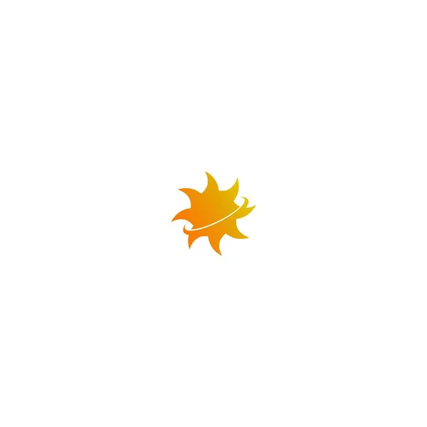 Sun Logo Icon Template Illustration — Stockový vektor