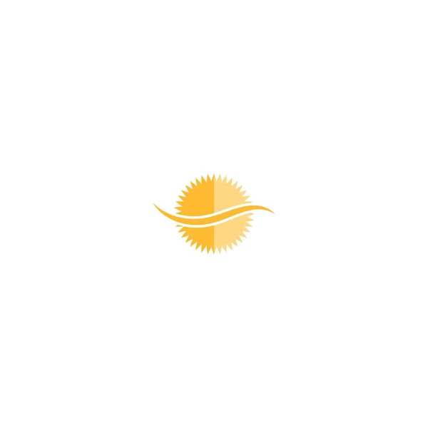 Sun Logo Icon Template Illustration — Stockový vektor