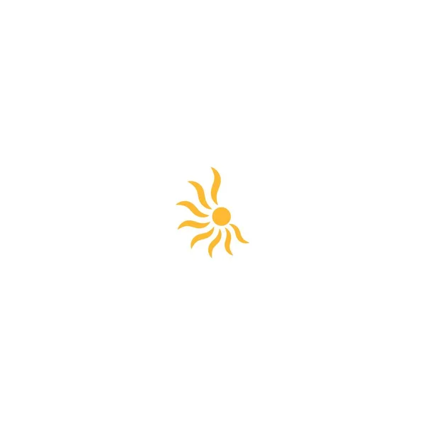 Sun Logo Icon Template Illustration — Stockvector