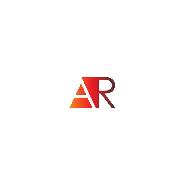 字母Ar标识组合 分等级色 — 图库矢量图片