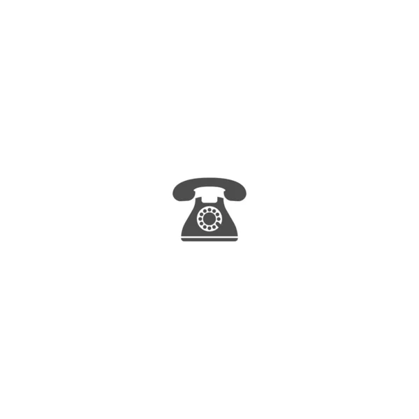 Teléfono Icono Logotipo Vector Plantilla — Archivo Imágenes Vectoriales