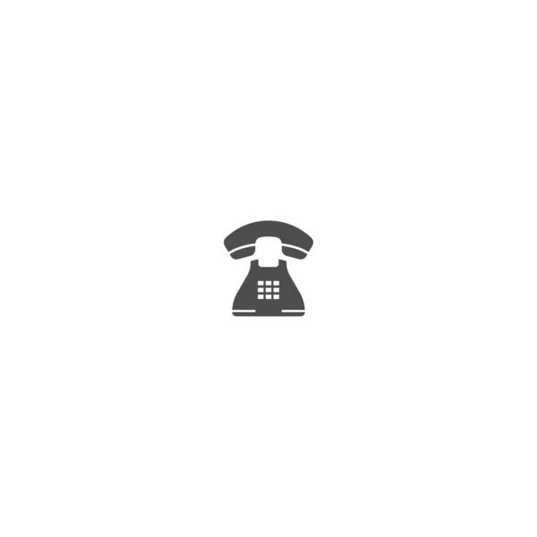 Telefoon Pictogram Logo Vector Template — Stockvector