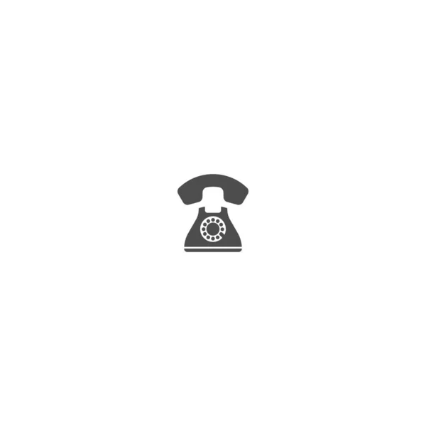 Modelo Vetor Logotipo Ícone Telefone — Vetor de Stock