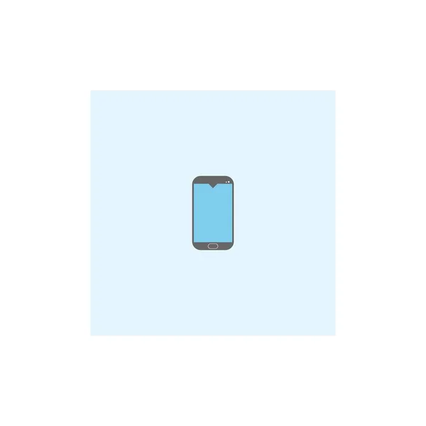 Smartphone Logotipo Icono Vector Plantilla — Vector de stock