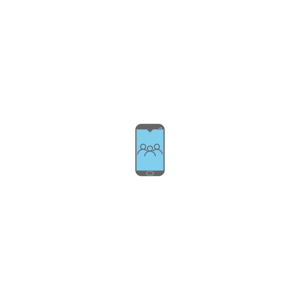 Ілюстрація Логотипу Групи Телефонів Векторні Шаблони — стоковий вектор