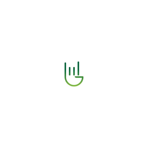 Шаблон Піктограми Логотипу Руки Векторний — стоковий вектор