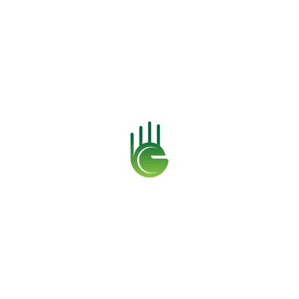 Πρότυπο Διανύσματος Εικονιδίων Λογότυπου Χεριού — Διανυσματικό Αρχείο