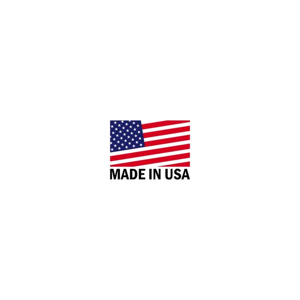ABD yapımı, Amerikan bayrak simgesi logo şablonu