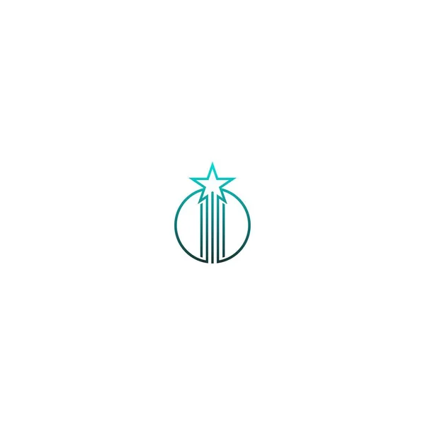 Star Logo Mall Vektor Ikon Illustration Design — Stock vektor