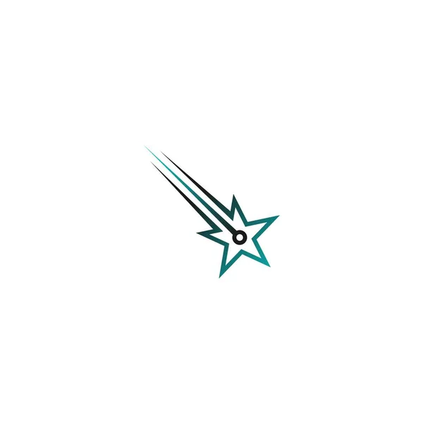 Modèle Logo Étoile Illustration Vectorielle Icône Conception — Image vectorielle