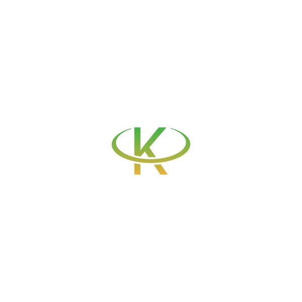 Letter Circle Logo Concept Letter Icon Circle — 스톡 벡터