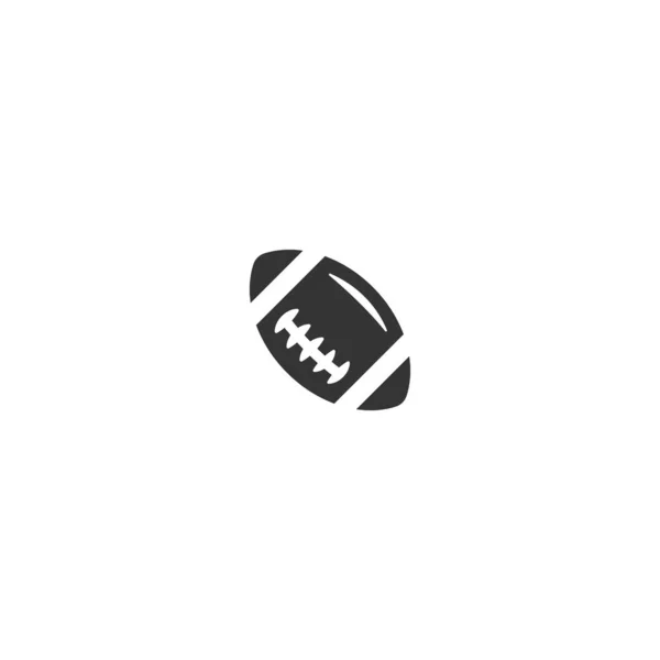 American Football Icon Logo Vector — Stock Vector