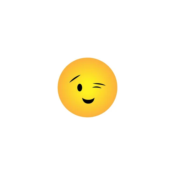 Face Emoticon Digital Chat Object Icon Design Vector — 스톡 벡터