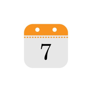 Takvim tarihi simge tasarım şablonu