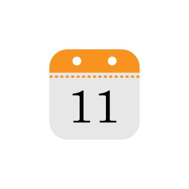 Takvim tarihi simge tasarım şablonu