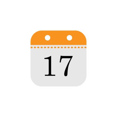 Takvim tarihi simge tasarım şablonu