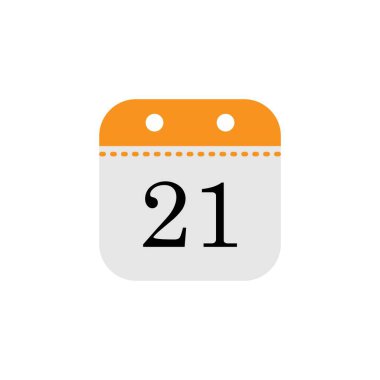 Takvim tarihi simge tasarım şablonu