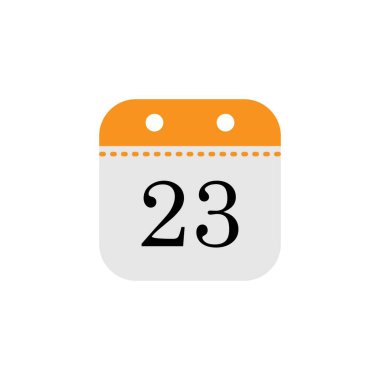 Takvim tarihi simge tasarım şablonu