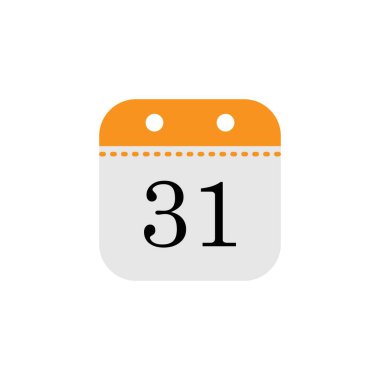 Takvim tarihi simge tasarım şablonu